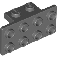 Lego auto konzola (nosič) pro nárazník 1x2 - 2x4, tmavě modro šedá (4648067, 6118832)